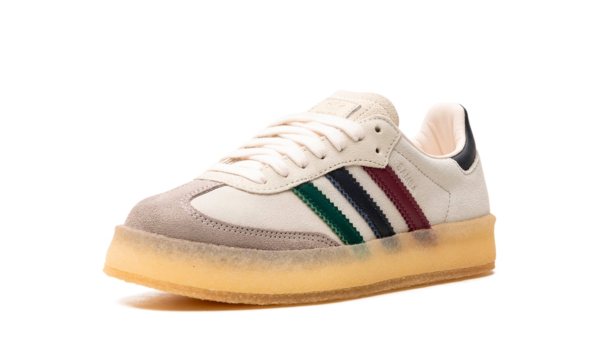 Overkicks - Adidas Clarks 8th Street Samba by Ronnie Fieg Kithmas White Multi (IE4032) - detalle suela