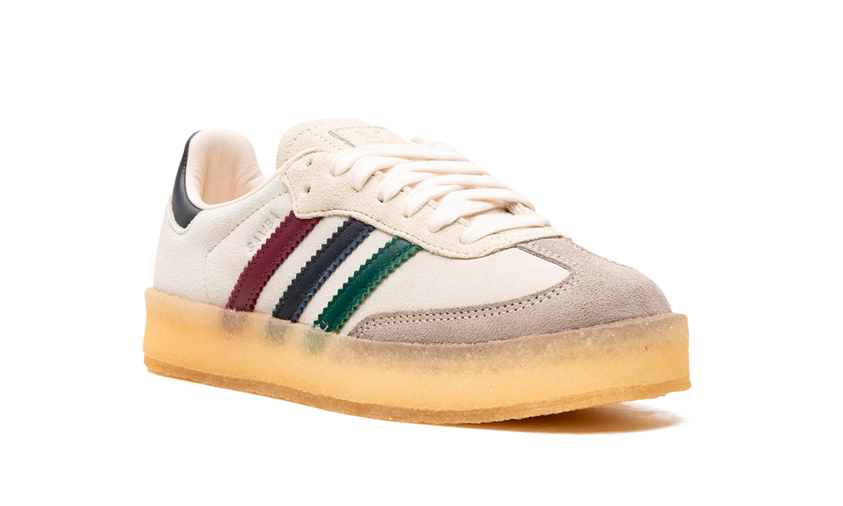 Overkicks - Adidas Clarks 8th Street Samba by Ronnie Fieg Kithmas White Multi (IE4032) - detalle lateral interior