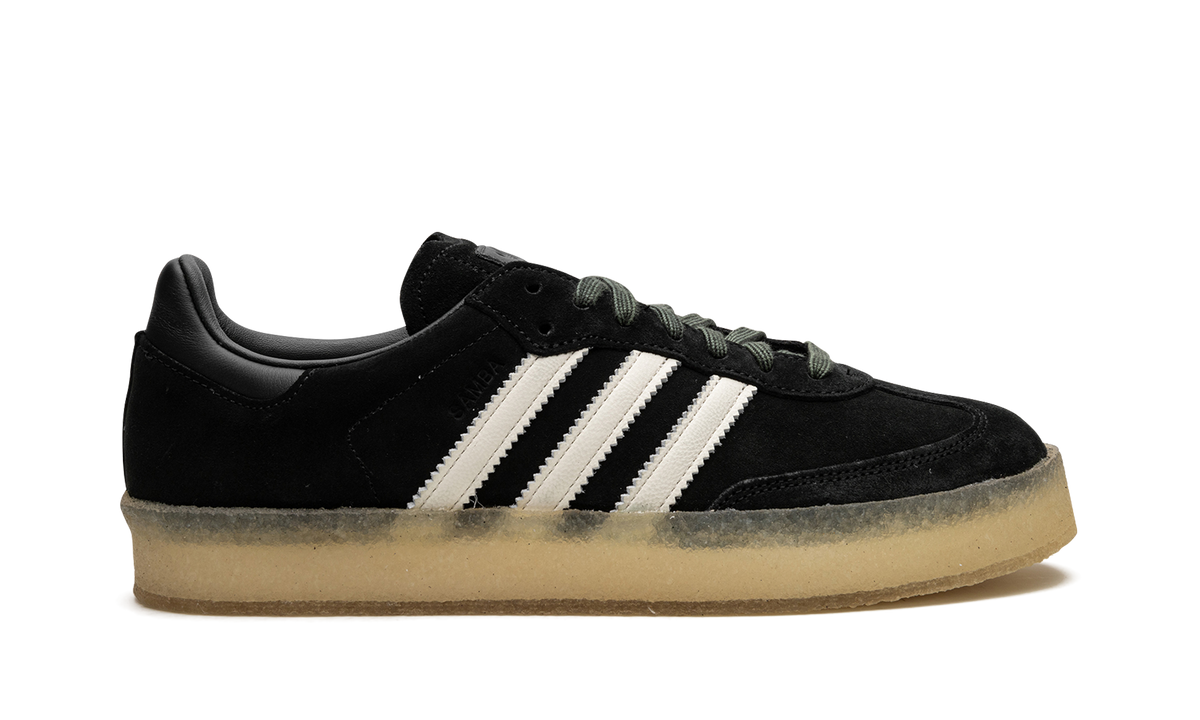 Overkicks - Adidas Clarks 8th Street Samba by Ronnie Fieg Shadow Green (ID7299) - detalle talón