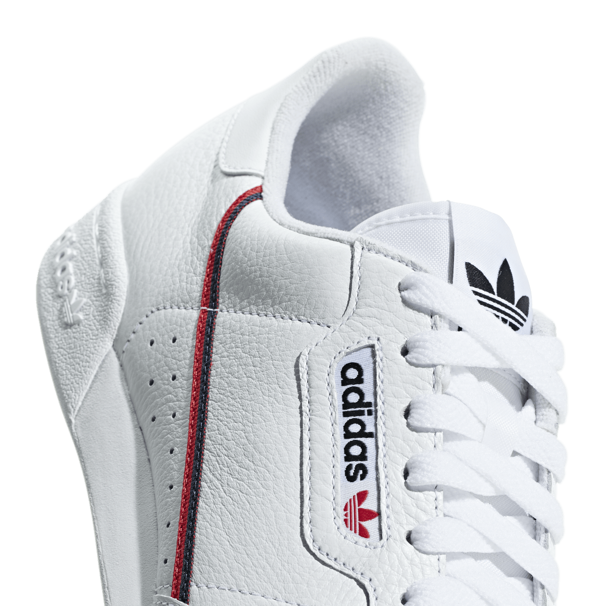 Overkicks - Adidas Continental 80 White Scarlet Navy (G27706) - detalle