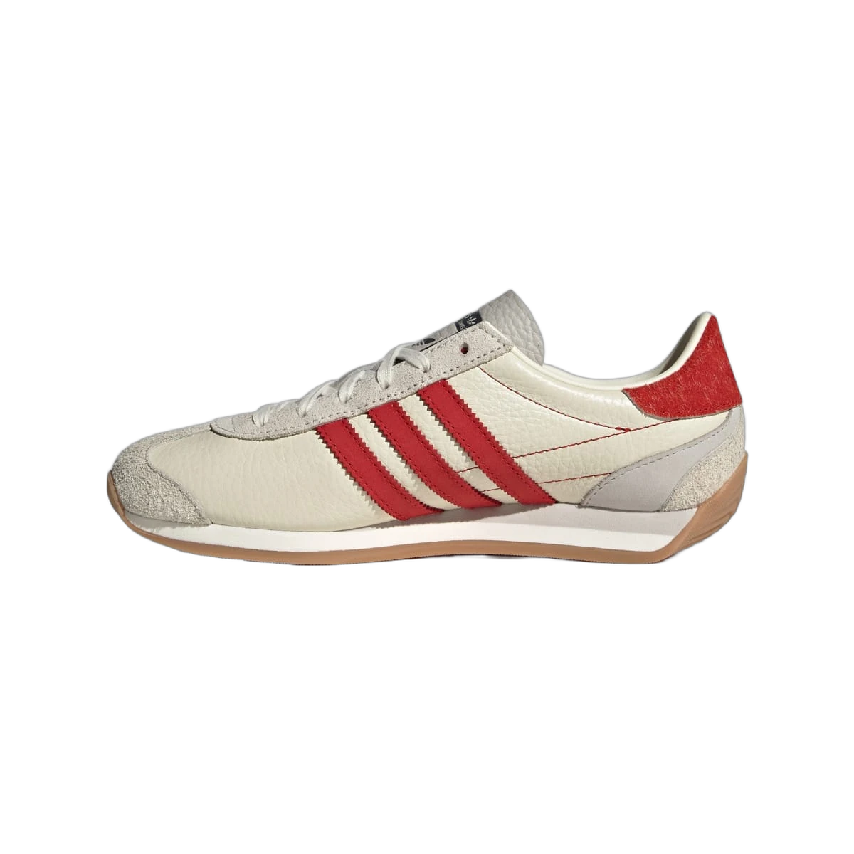 Overkicks - Adidas Country OG Off White Scarlet (JI2868) - detalle talon