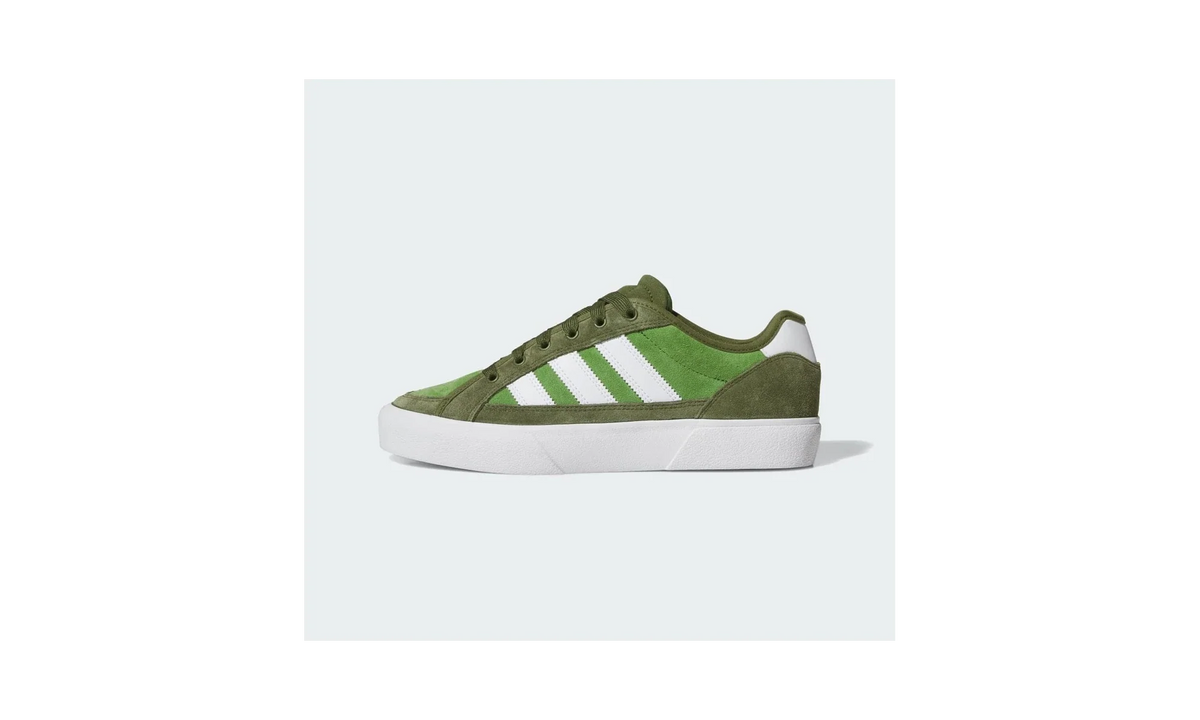 Overkicks - Adidas Court TNS Premiere Wild Pine Crew Green (JQ1039) - vista lateral