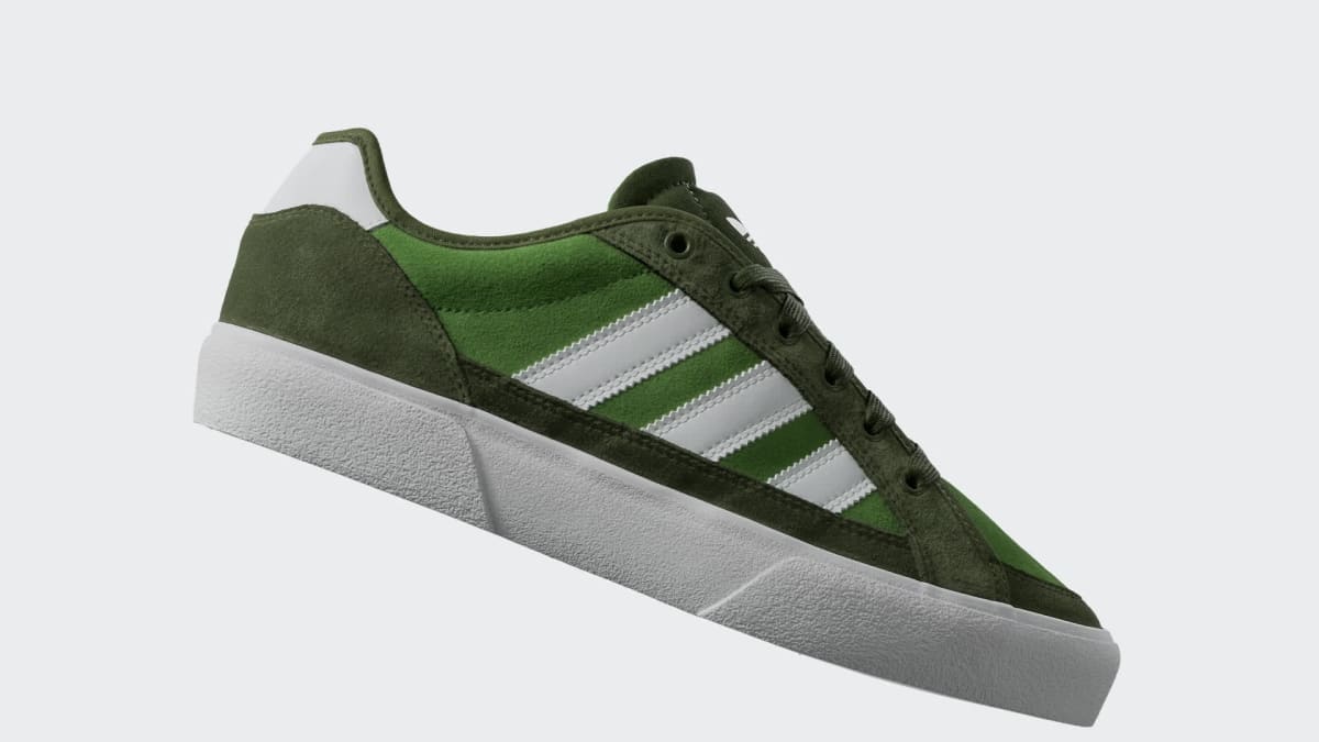 Overkicks - Adidas Court TNS Premiere Wild Pine Crew Green (JQ1039) - par completo