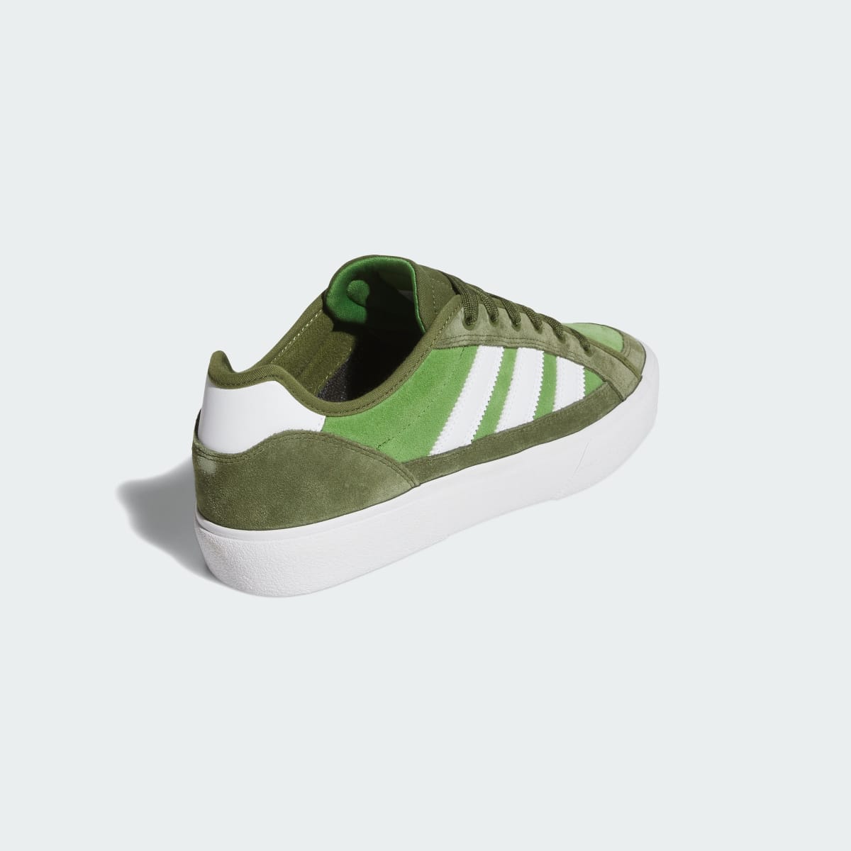 Overkicks - Adidas Court TNS Premiere Wild Pine Crew Green (JQ1039) - detalle talon