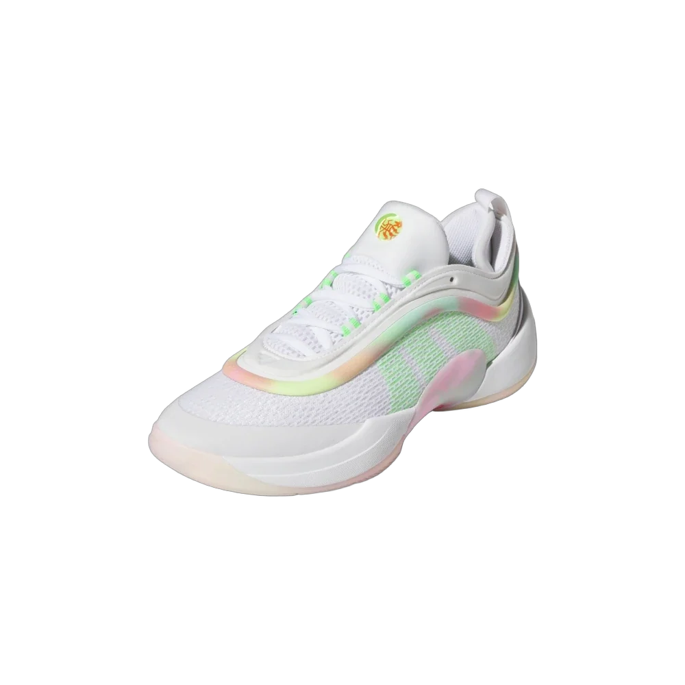 Overkicks - Adidas D.O.N. Issue #6 Haribo Goldbears Cloud White (JH7918) - vista trasera