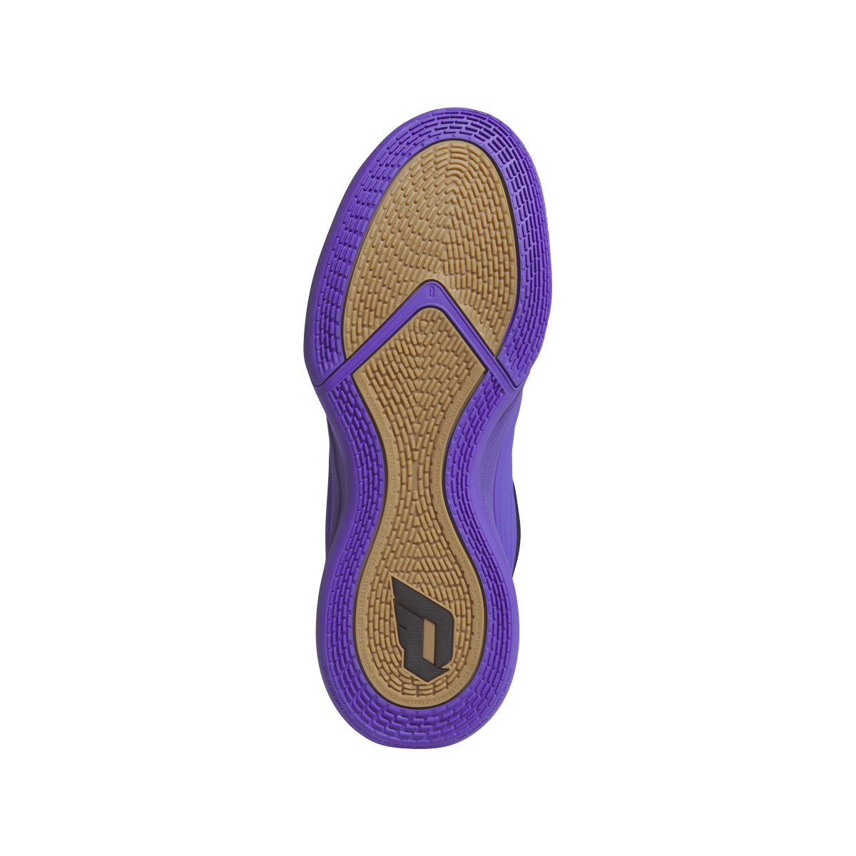 Overkicks - Adidas Dame 10 Purple (KI5950) - detalle suela