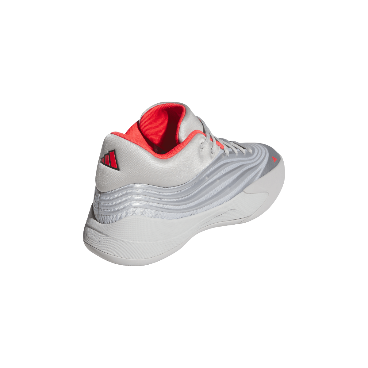 Overkicks - Adidas Dame 10 Silver Metallic Lucid Red (KJ4398) - vista superior