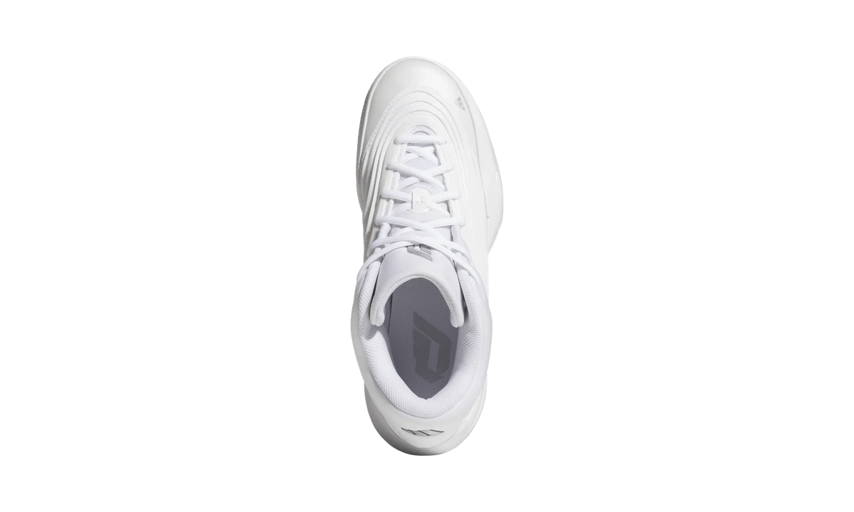 Overkicks - Adidas Dame 10 Triple White (KJ4397) - par completo