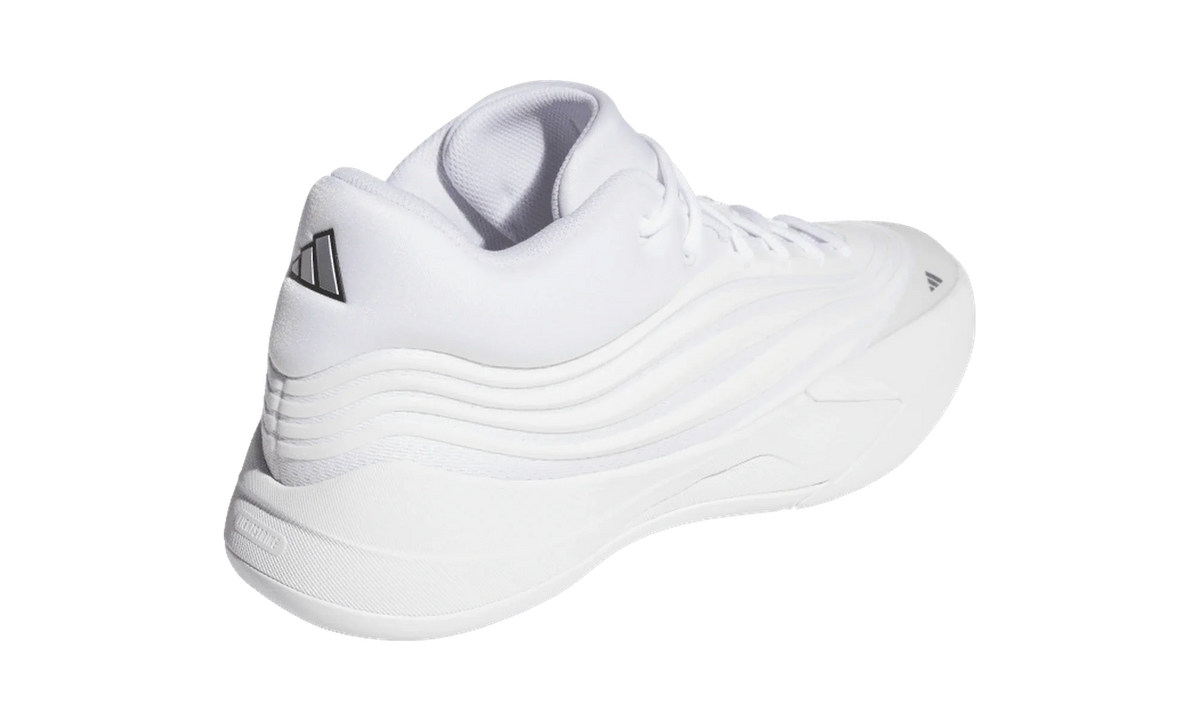 Overkicks - Adidas Dame 10 Triple White (KJ4397) - vista superior