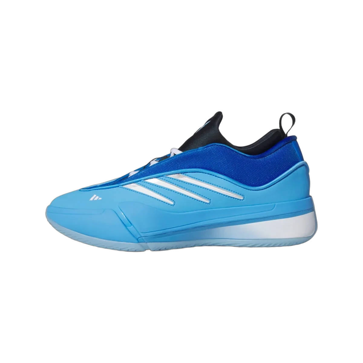 Overkicks - Adidas Dame 9 Blue Burst (JH6625) - vista lateral