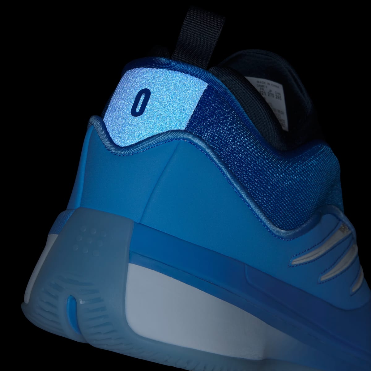 Overkicks - Adidas Dame 9 Blue Burst (JH6625) - detalle