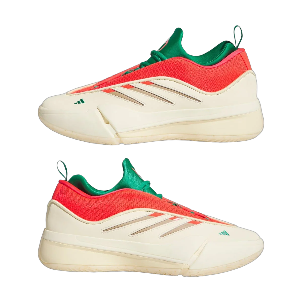 Overkicks - Adidas Dame 9 Egg Nog (JH6627) - detalle lateral interior