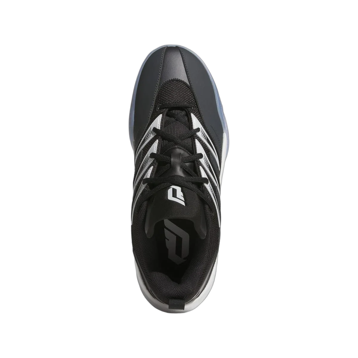 Overkicks - Adidas Dame Certified 3 Core Black Clear Grey Carbon (JI1546) - vista trasera