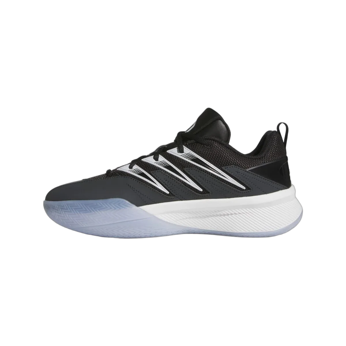 Overkicks - Adidas Dame Certified 3 Core Black Clear Grey Carbon (JI1546) - detalle talon