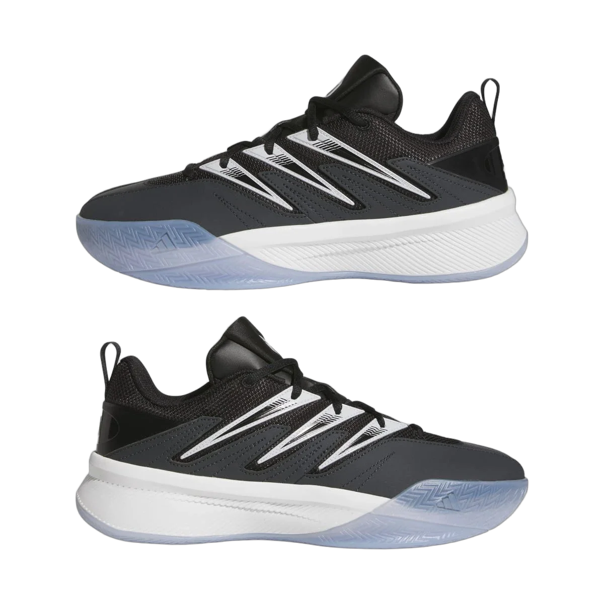 Overkicks - Adidas Dame Certified 3 Core Black Clear Grey Carbon (JI1546) - detalle lateral interior