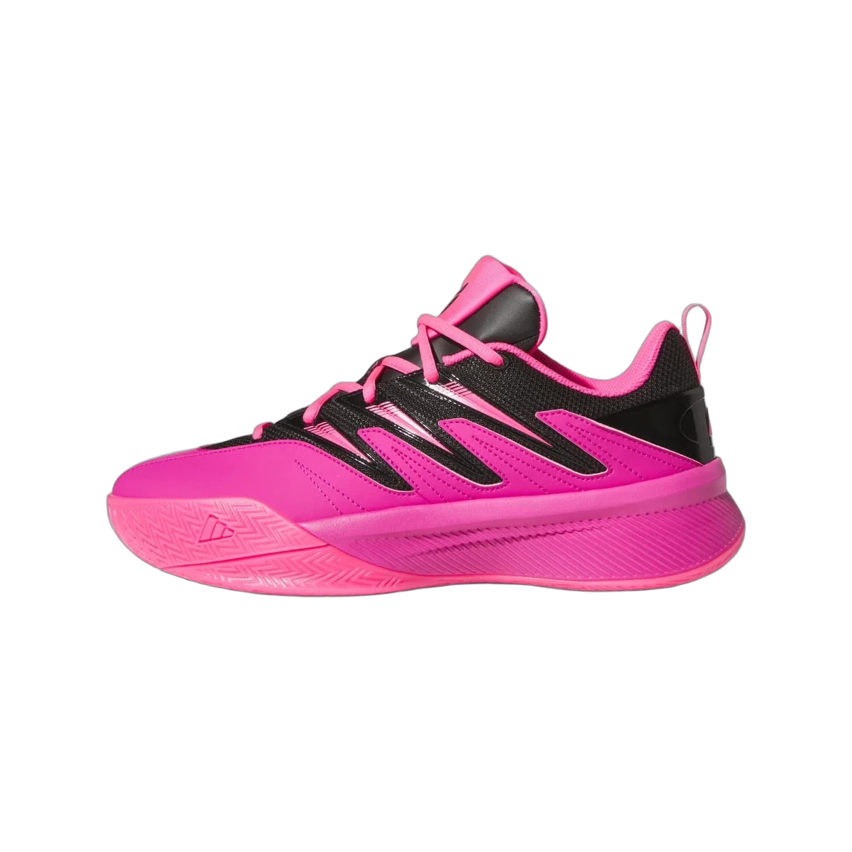 Overkicks - Adidas Dame Certified 3 Lucid Fuchsia Core Black Lucid Pink (JI1545) - vista lateral