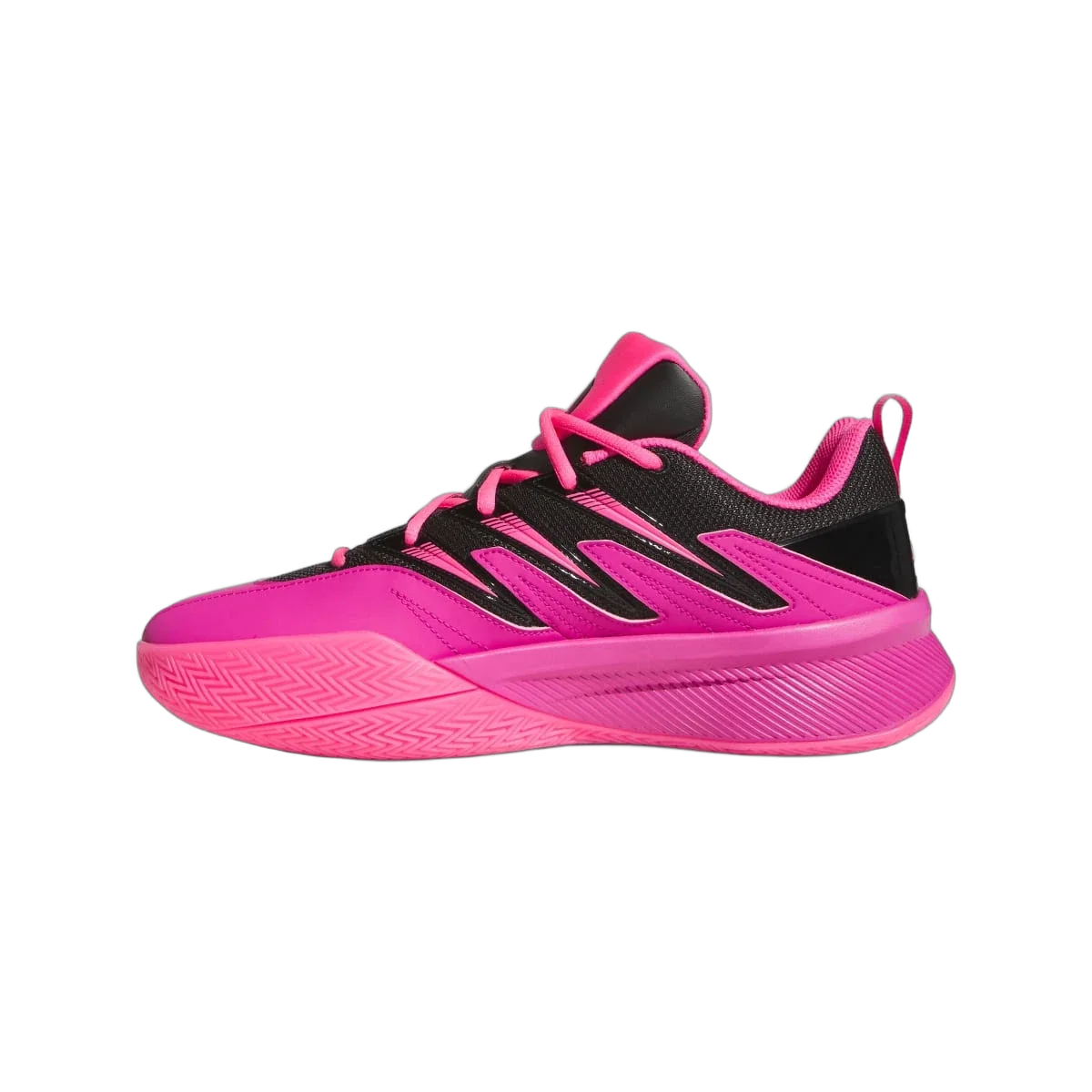 Overkicks - Adidas Dame Certified 3 Lucid Fuchsia Core Black Lucid Pink (JI1545) - detalle talon