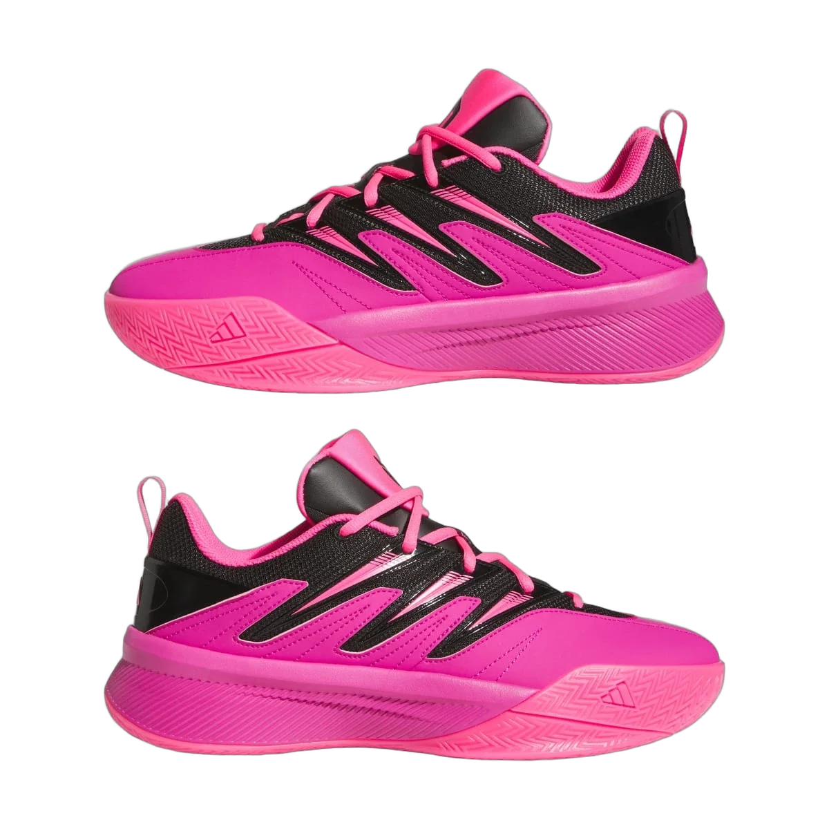 Overkicks - Adidas Dame Certified 3 Lucid Fuchsia Core Black Lucid Pink (JI1545) - detalle lateral interior