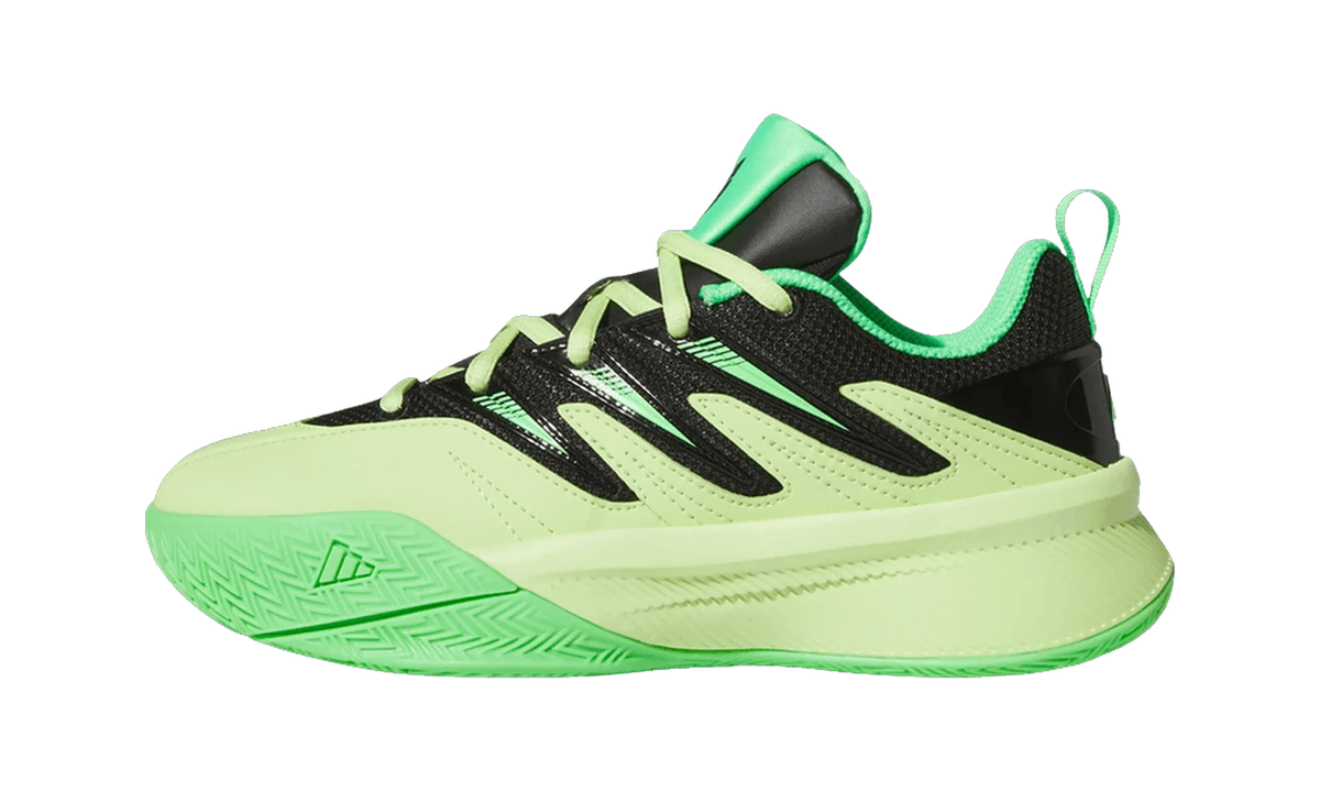Overkicks - Adidas Dame Certified 3 Pulse Lime Core Black Screaming Green (GS) (JP7658) - vista lateral