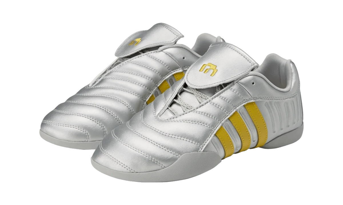 Overkicks - Adidas Elite Mei Miaou Silver Metallic Hazy Yellow (Womens) (HP7196) - vista trasera