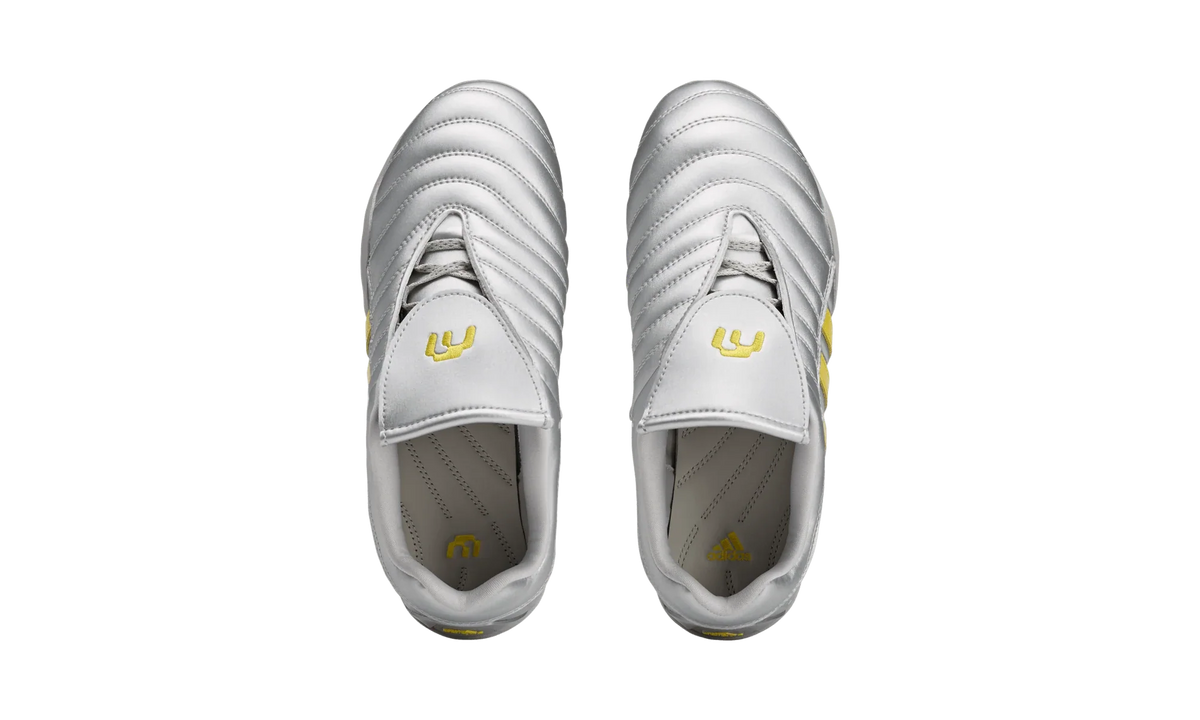 Overkicks - Adidas Elite Mei Miaou Silver Metallic Hazy Yellow (Womens) (HP7196) - par completo