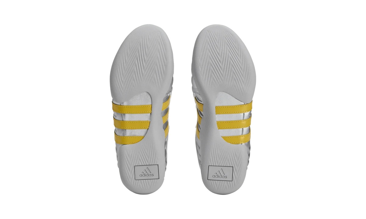 Overkicks - Adidas Elite Mei Miaou Silver Metallic Hazy Yellow (Womens) (HP7196) - detalle suela
