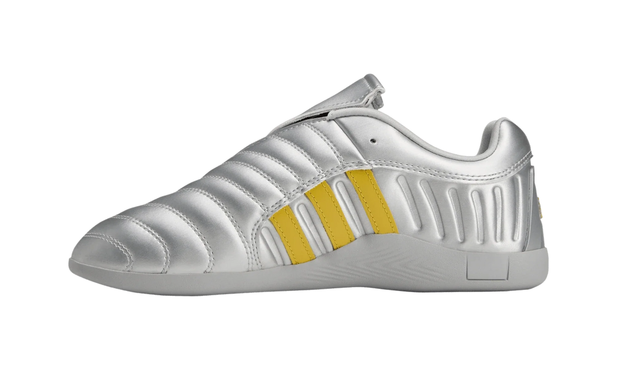 Overkicks - Adidas Elite Mei Miaou Silver Metallic Hazy Yellow (Womens) (HP7196) - detalle talon