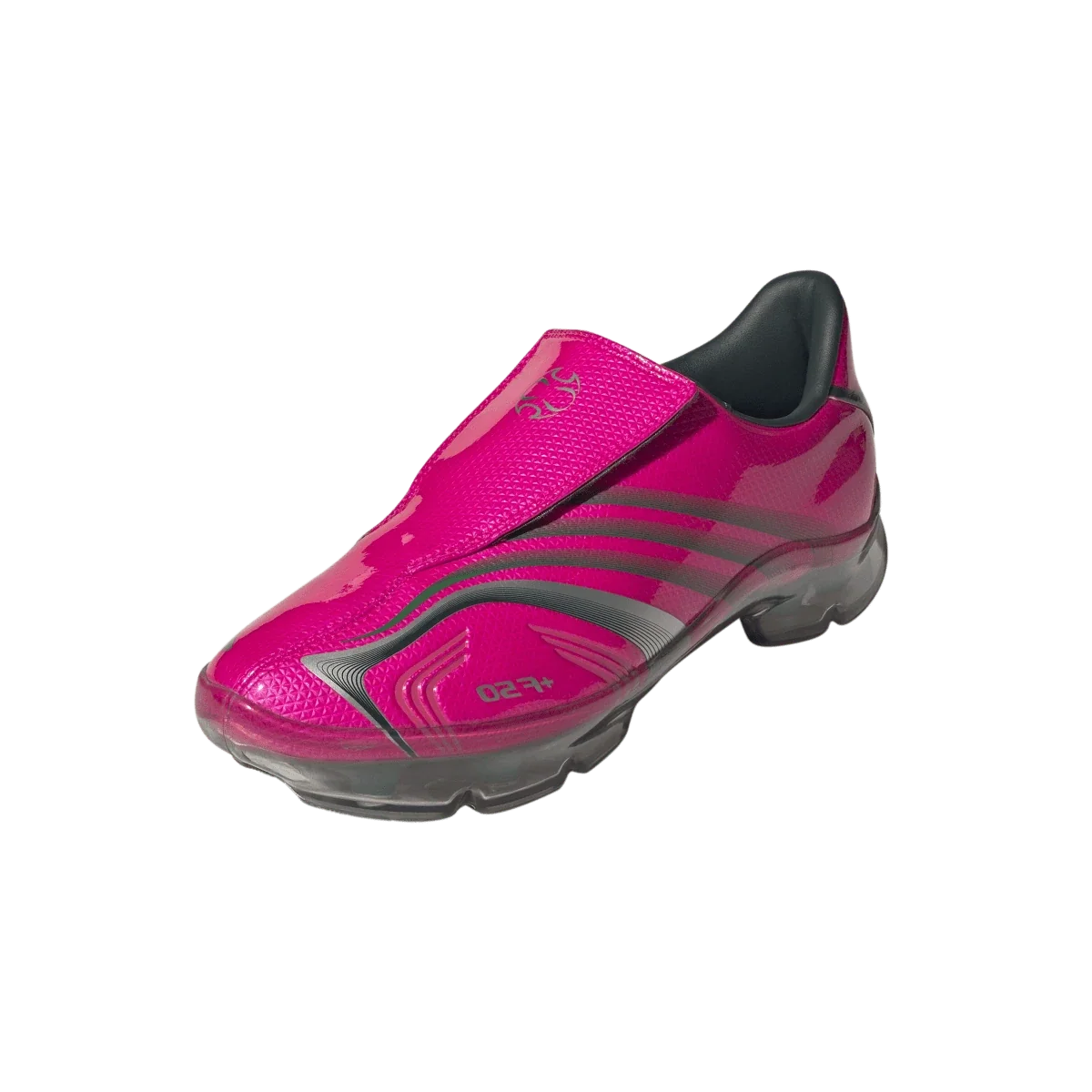 Overkicks - Adidas F50 Adiframe Walkable Shock Pink (Womens) (JQ9556) - vista trasera