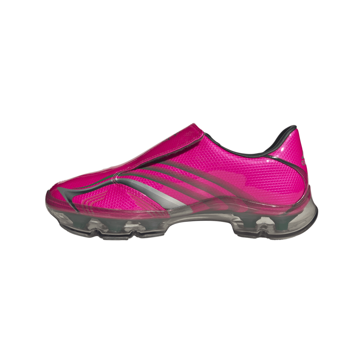 Overkicks - Adidas F50 Adiframe Walkable Shock Pink (Womens) (JQ9556) - detalle talon