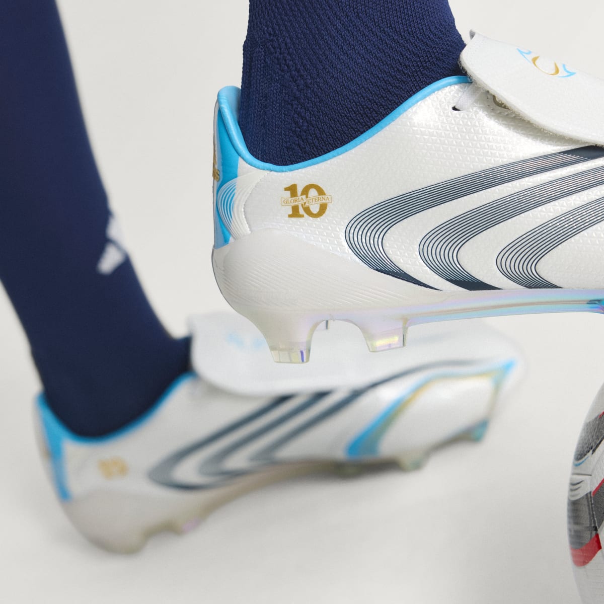 Overkicks - Adidas F50 Elite TUNIT FG Messi Argentina (KH7934) - detalle lateral interior