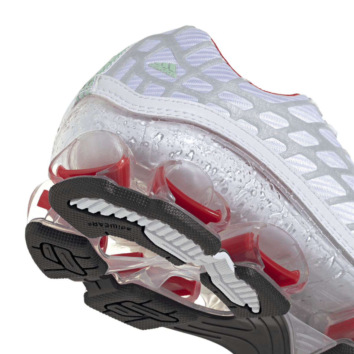 Overkicks - Adidas F50 Megaride Coca-Cola White Ice Green (KH6896) - detalle