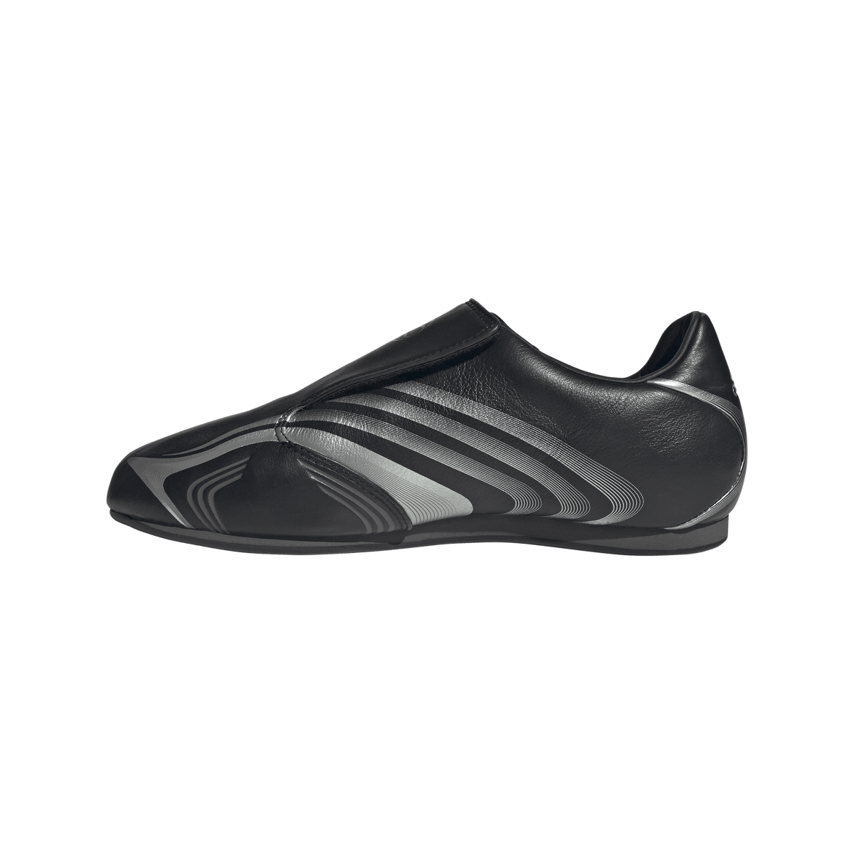 Overkicks - Adidas F50 Taekwondo Black Silver Metallic (Womens) (JR6403) - detalle talon