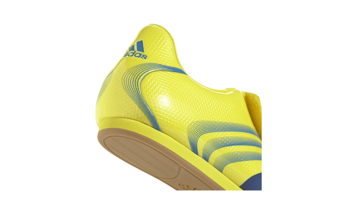Overkicks - Adidas F50 Taekwondo Bright Yellow Bright Blue (Womens) (JR6026) - detalle lateral interior
