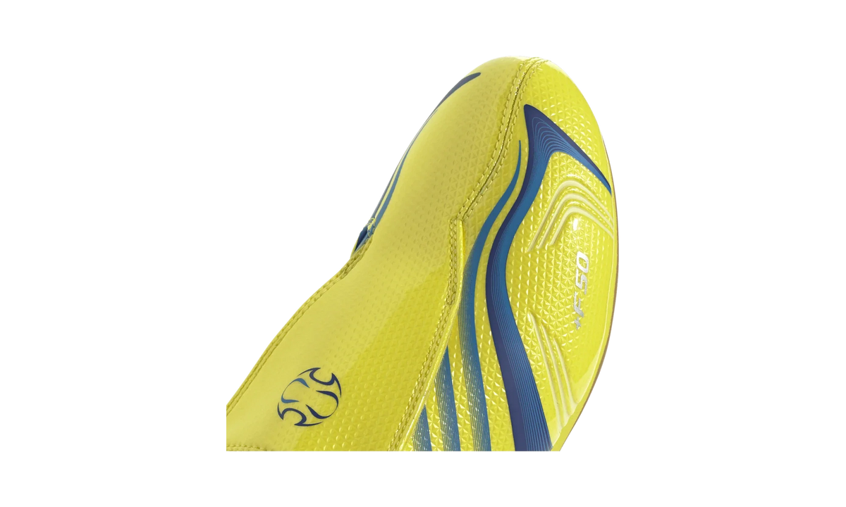 Overkicks - Adidas F50 Taekwondo Bright Yellow Bright Blue (Womens) (JR6026) - detalle