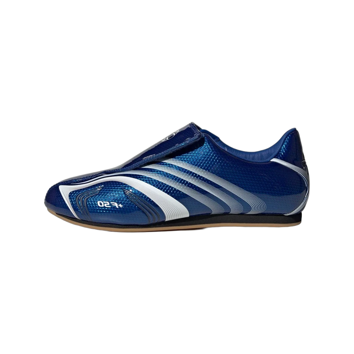 Overkicks - Adidas F50 Taekwondo Royal Blue White (Womens) (JS1046) - vista lateral