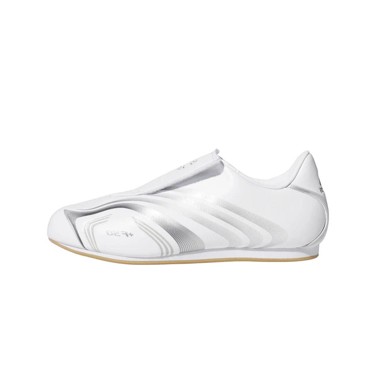 Overkicks - Adidas F50 Taekwondo White Silver Metallic (Womens) (JR6404) - vista lateral