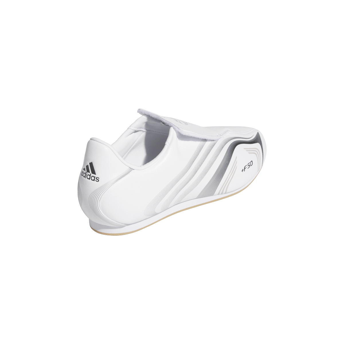Overkicks - Adidas F50 Taekwondo White Silver Metallic (Womens) (JR6404) - vista superior