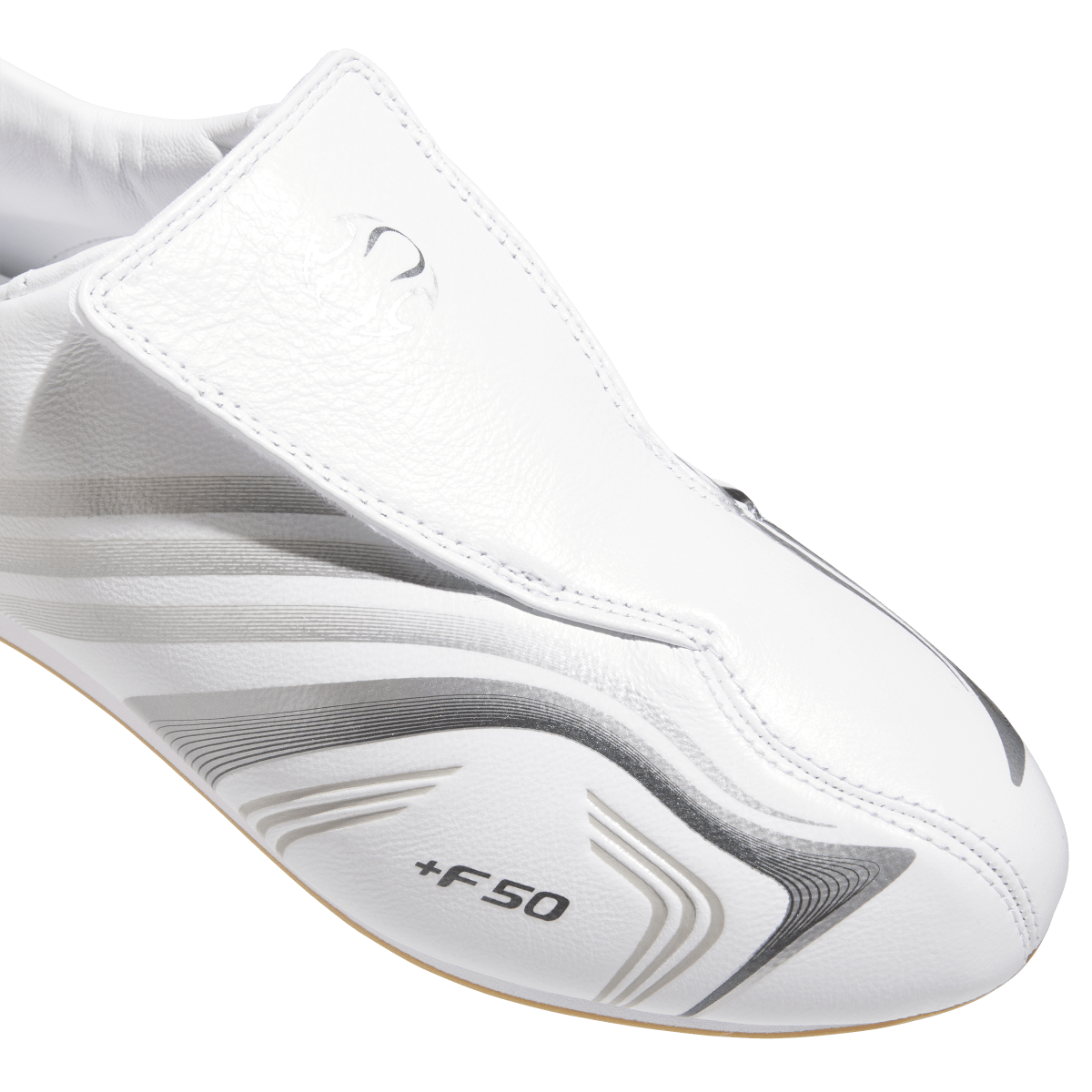 Overkicks - Adidas F50 Taekwondo White Silver Metallic (Womens) (JR6404) - detalle lateral interior