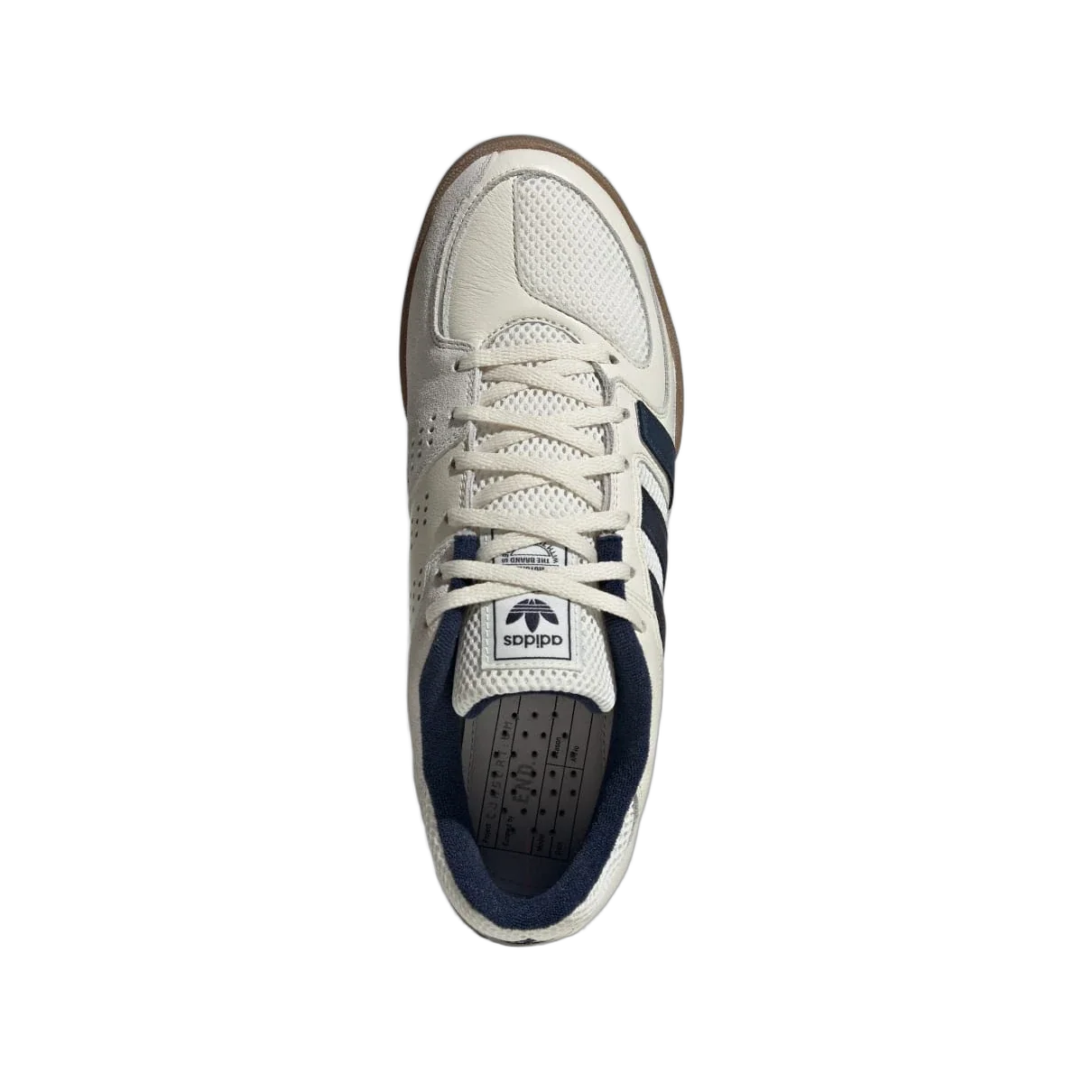 Overkicks - Adidas Fechten Indoor Consortium Presented by END. Off White Navy (JR4606) - vista trasera