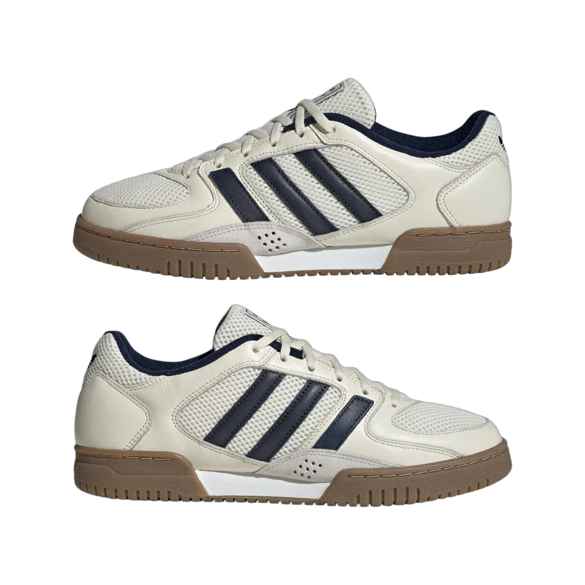 Overkicks - Adidas Fechten Indoor Consortium Presented by END. Off White Navy (JR4606) - detalle lateral interior