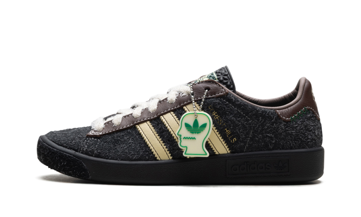 Overkicks - Adidas Forest Hills Brain Dead Black (JR7942) - vista lateral