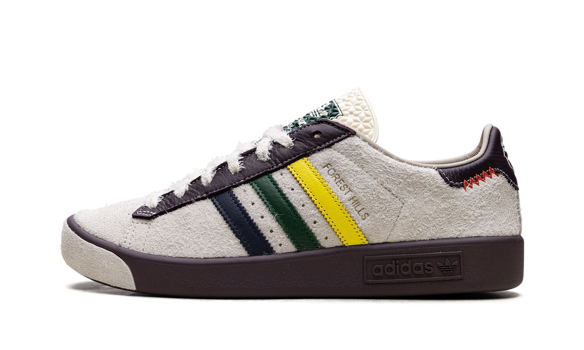 Overkicks - Adidas Forest Hills Brain Dead Cream White (JR7943) - vista lateral