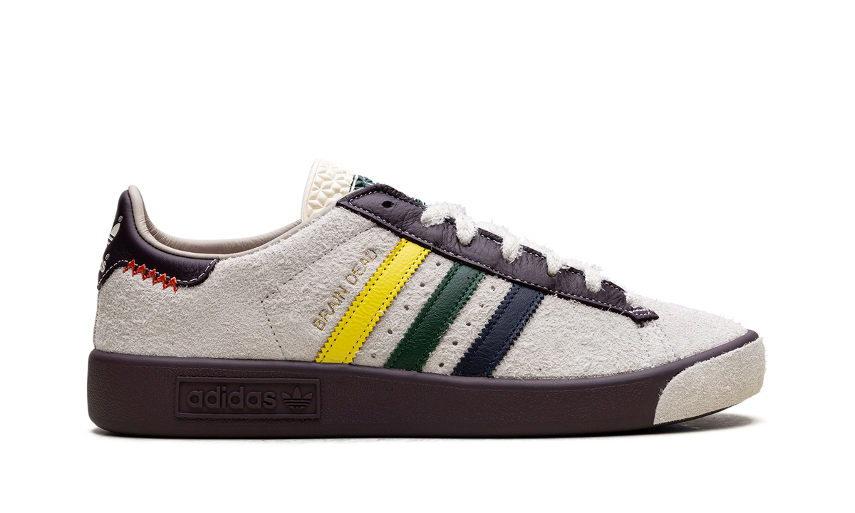 Overkicks - Adidas Forest Hills Brain Dead Cream White (JR7943) - detalle talon