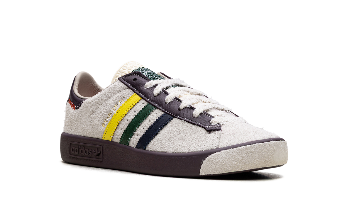 Overkicks - Adidas Forest Hills Brain Dead Cream White (JR7943) - detalle lateral interior