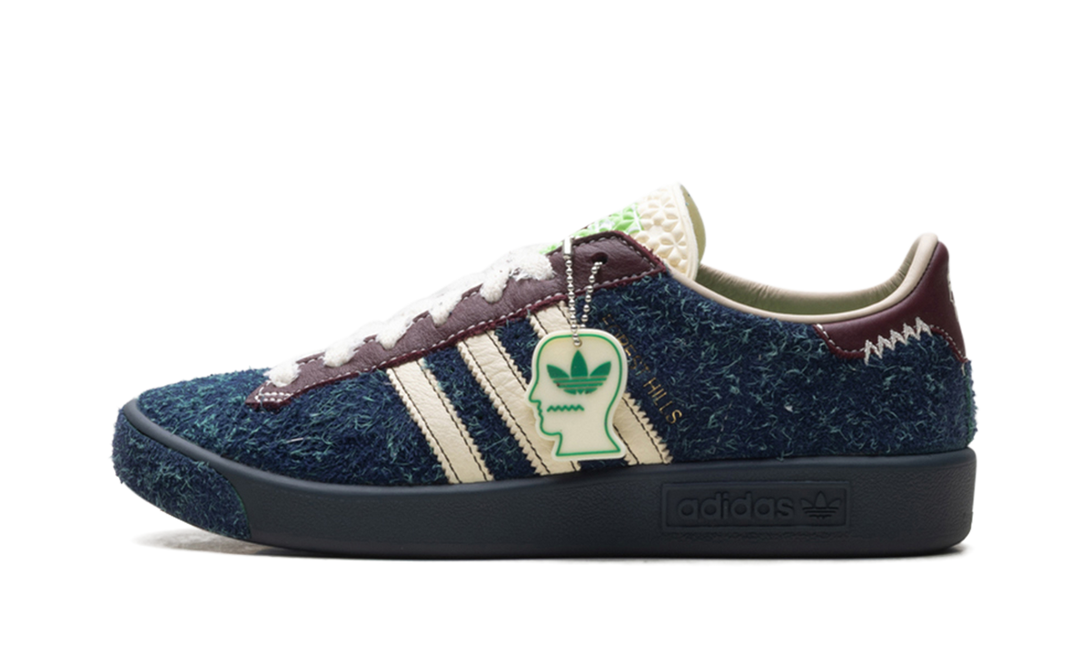 Overkicks - Adidas Forest Hills Brain Dead Green Violet Tone (JR7971) - vista lateral