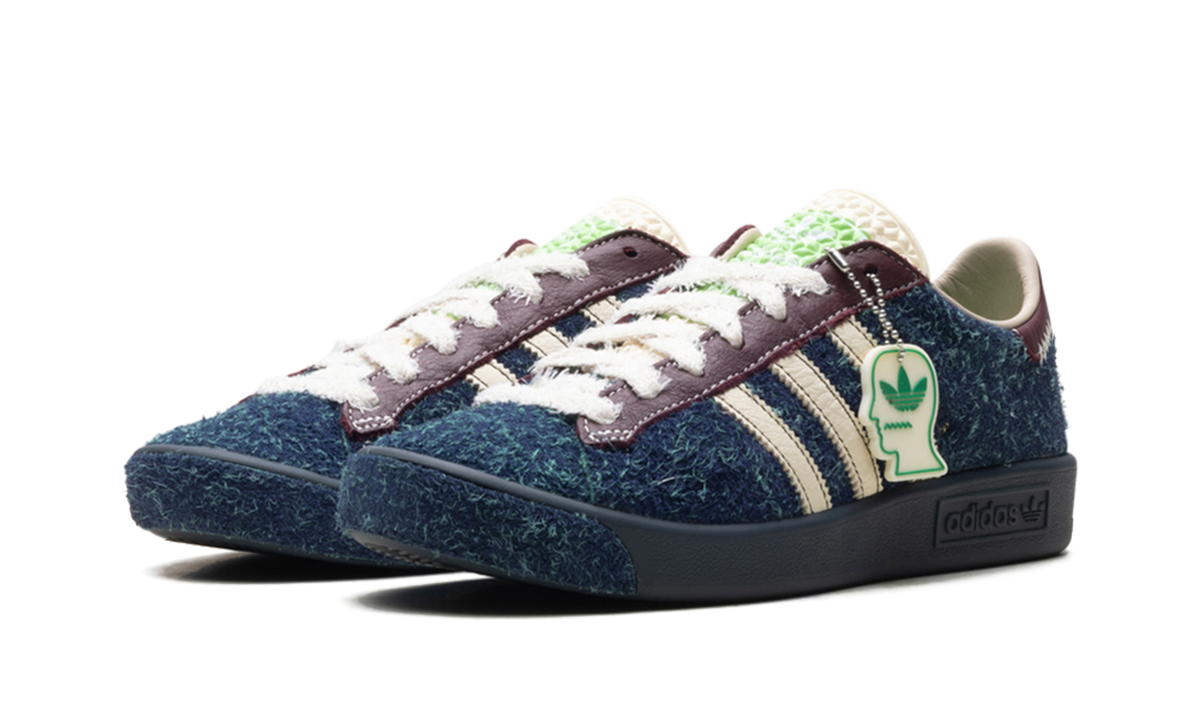 Overkicks - Adidas Forest Hills Brain Dead Green Violet Tone (JR7971) - vista trasera