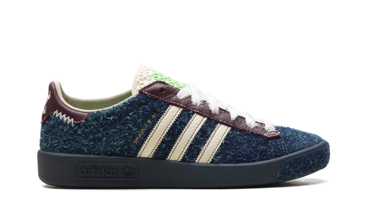 Overkicks - Adidas Forest Hills Brain Dead Green Violet Tone (JR7971) - detalle talon