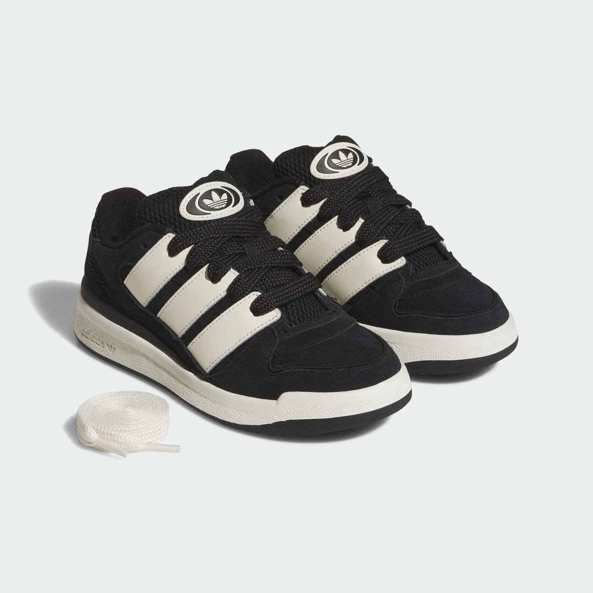 Overkicks - Adidas Forum 2000 Core Black Off White (GS) (JQ8514) - imagen 3