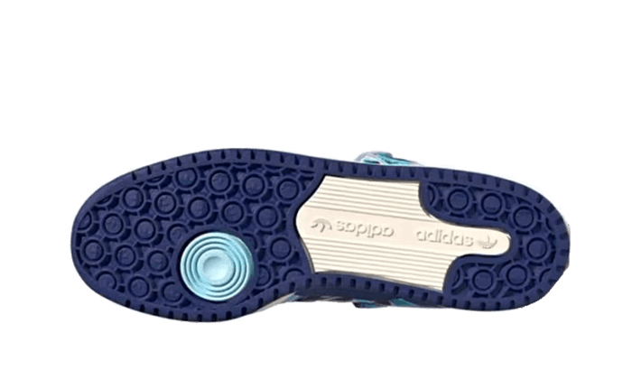 Overkicks - Adidas Forum 84 Low Bape 30th Anniversary Blue Camo (ID4772) - detalle suela