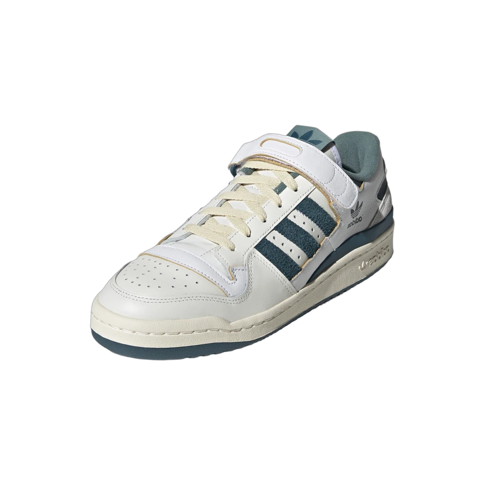 Overkicks - Adidas Forum 84 Low White Wild Teal (GX4536) - vista trasera